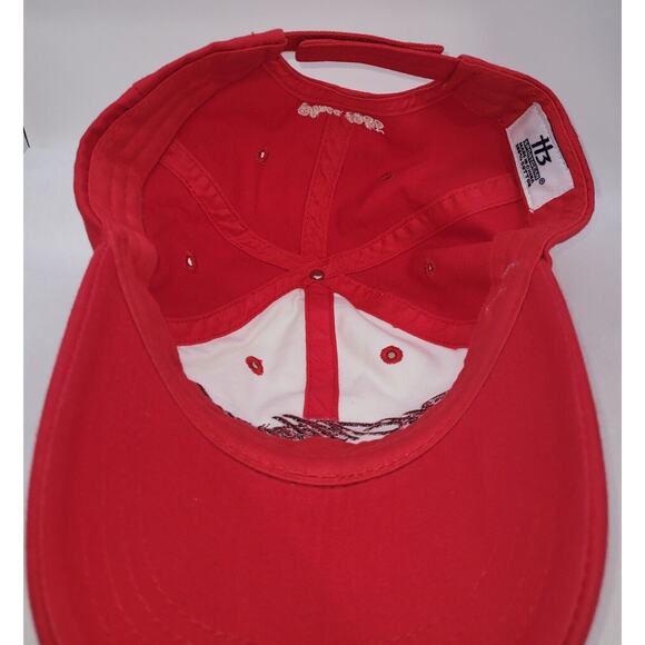 Old Milwaukee Beer Red White Strap Back Cap OM Fine Premium Beer - Picture 5 of 9